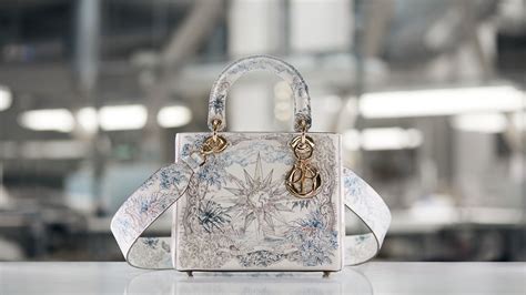 The Lady Dior bag with the Rêve d’Infini motif